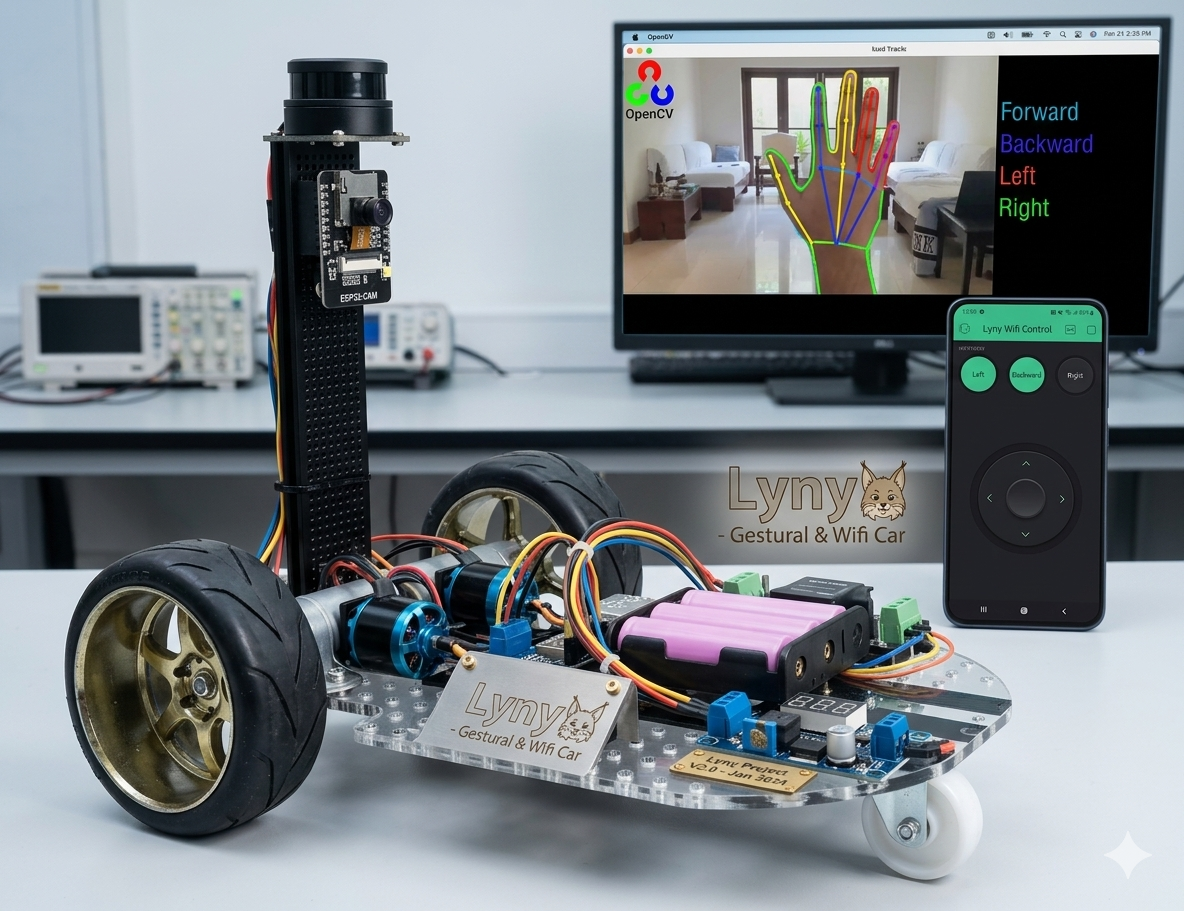 Lyny v2.1 gesture recognition